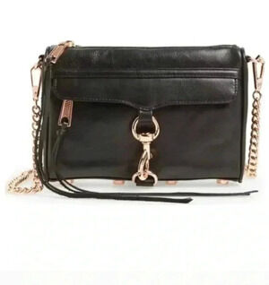 Rebecca Minkoff Black M.A.C. Large Crossbody Purse